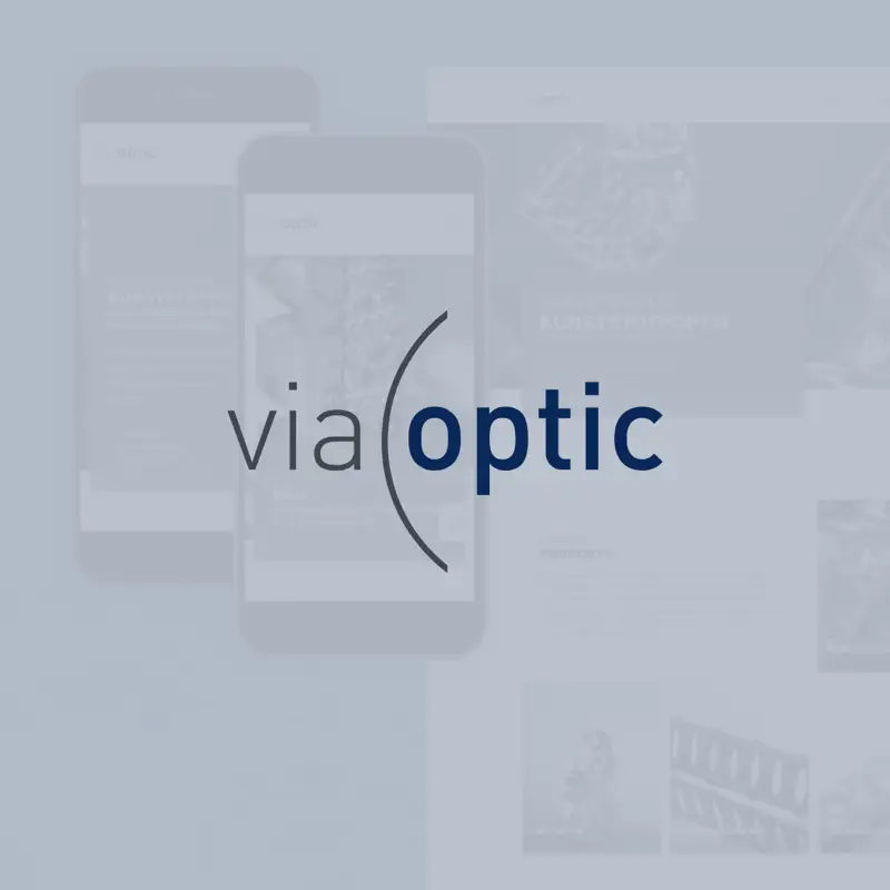 Webdesign für das Optikunternehmen VIAOPTIC aus Wetzlar